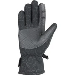 Seirus Xtreme All Weather Textures Glove - Women's -Ladies Skiing Store 1443 Xtreme All Weather Glove Textures BLACK SCROLL palm