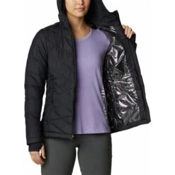 Columbia Heavenly Hooded Jacket - Women's - 2023 Model -Ladies Skiing Store 1738151 010 a3 2223fw