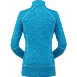 Spyder Accord Zip T-Neck - Women's -Ladies Skiing Store 194085425 spyn accord zipt lagoon back