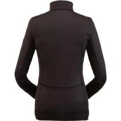 Spyder Savona Zip T-Neck - Women's -Ladies Skiing Store 194088001 spyn savona zipt black back