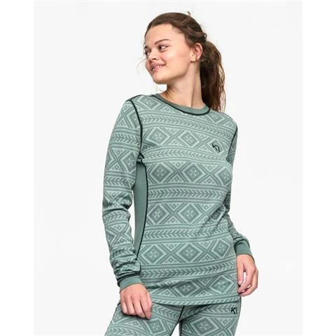 Kari Traa Floke Long Sleeve - Women's Kari Traa Floke Long Sleeve - Women's -Ladies Skiing Store 622596 murk model 1 2223fw