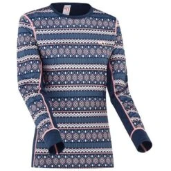 Kari Traa Lune Long Sleeve - Base Layer - Women's -Ladies Skiing Store 622924 marin product 1 2223fw
