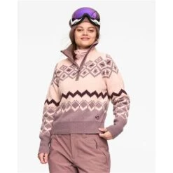 Kari Traa Agnes Knit - Women's 6 Kari Traa Agnes Knit - Women's -Ladies Skiing Store 622963 taupe model 1 2223fw
