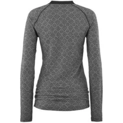 Kari Traa Voss Cashmere Mix Long Sleeve - Women's -Ladies Skiing Store 623076 dgrey product 2 2223fw