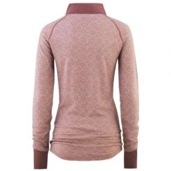 Kari Traa Voss Cashmere Mix Half Zip - Women's -Ladies Skiing Store 623108 taupe product2 2223fw