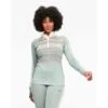 Kari Traa Tuva Half Zip - Women's -Ladies Skiing Store 623125 sage model 1 2223fw