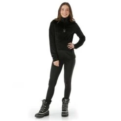 Spyder Shimmer Bug Zip T-Neck - Women's - 2023 Model -Ladies Skiing Store Day 2 Session 1 10773