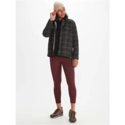 Marmot Ridgefield Heavyweight Sherpa Lined Flannel - Women's -Ladies Skiing Store FW23 MAR M10512 Nori 3