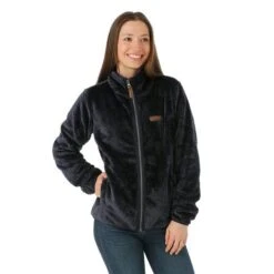 Columbia Fire Side II Sherpa Full Zip - Women's -Ladies Skiing Store FW23 Columbia WomensFireSideIISherpaFullZip DarkNocturnal Model1