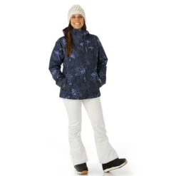 Columbia Whirlibird IV Interchange Jacket - Women's -Ladies Skiing Store FW23 Columbia WomensWhirlibirdIVInterchangeJacket NocturnalAurelianPrint Model3