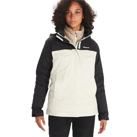 Marmot PreCip Eco Jacket - Women's Marmot PreCip Eco Jacket - Women's -Ladies Skiing Store FW23 Marmot WomensPreCipEcoJacket Papyrus