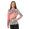 Spyder Sabrina Zip T-Neck - Women's -Ladies Skiing Store FW23 Spyder WomensSabrinaZipTNeck Tropic Model
