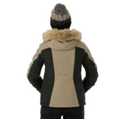 Spyder Vida GTX Jacket - Women's -Ladies Skiing Store FW23 Spyder WomensVidaGTXJacket Cashmere Model3