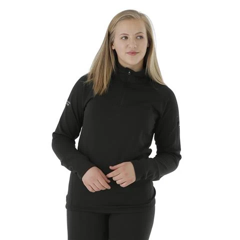 Northern Ridge Polar Stretch Fleece Half Zip - Women's Northern Ridge Polar Stretch Fleece Half Zip - Women's -Ladies Skiing Store NRR BPP W05 BLK 46339