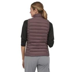 Patagonia Women's Down Sweater Vest With NetPlus - 84629 -Ladies Skiing Store PAT 84629 dusky brown model2