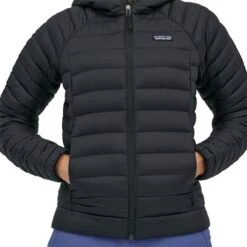 Patagonia Women's Down Sweater Hoody With Net Plus - 84712 -Ladies Skiing Store PAT 84712 blk model3