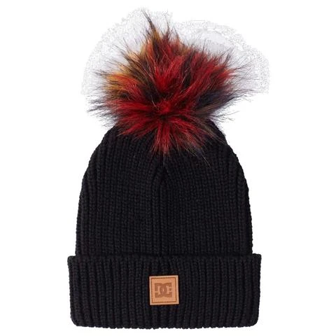 DC Splendid Beanie - Women's - 2022 model DC SHOES DC Splendid Beanie - Women's - 2022 Model -Ladies Skiing Store adjha03008 black