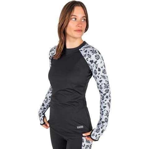 BlackStrap Therma Crew Baselayer Top - Women's BlackStrap Therma Crew Baselayer Top - Women's -Ladies Skiing Store blkstrap thermacrew tingr 2223fw