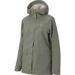 Women's Strafe Castle Jacket - 21008 -Ladies Skiing Store f20 castlejacket lightarmy s 019