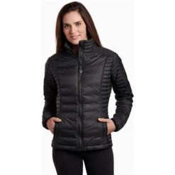 Kuhl Spyfire Jacket - Women's -Ladies Skiing Store fw21 2133 spyfire jacket blackout front