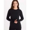 Marmot Polartec Baselayer LS Crew - Women's -Ladies Skiing Store fw21 82170 001 f