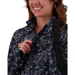 Obermeyer Discover 1/4 Zip - Women's -Ladies Skiing Store fw22 1903321103 s05 moddet1