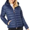 Save The Duck Gwen Hooded Sherpa Lined Jacket - Women's 2 Save The Duck Gwen Hooded Sherpa Lined Jacket - Women's -Ladies Skiing Store fw22 SAV D39690W GIGA13 navy 1