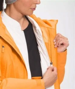 The North Face Clementine Triclimate Jacket - Women's -Ladies Skiing Store fw22 TNF NF0A4R1U b orange 3