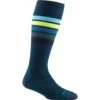 Darn Tough Snowburst OTC Midweight With Cushion Socks - Women's -Ladies Skiing Store fw22 dt 8028 darkteal