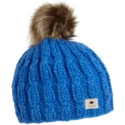 Turtle Fur Fifi Merino Wool Pom Beanie - Women's -Ladies Skiing Store fw22 fifi merino woolpom beanie ocean
