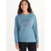 Marmot Mtn Works CN Sweatshirt - Women's -Ladies Skiing Store fw22 mtn workscn cascadem12020 735 s02