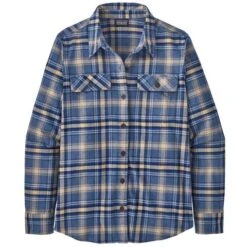Patagonia L/S Organic Cotton Midweight Fjord Flannel Shirt - Women's (42405) -Ladies Skiing Store fw22 wbf21 42405 ifdb