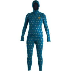 Airblaster Classic Ninja Suit First Layer - Women's -Ladies Skiing Store fw22 womens classic ninja suit teal camp print 2122