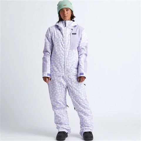Airblaster Insulated Freedom Suit - Women's Airblaster Insulated Freedom Suit - Women's -Ladies Skiing Store fw22 womens insulated freedom suit lavender daisy front 2122