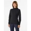 Arc'teryx Motus Hoody - Women's -Ladies Skiing Store fw22 30100 blk motus hoody black women s front view