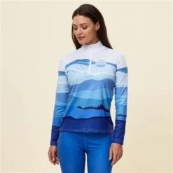 Krimson Klover Bluebird Day 1/4 Zip Base Layer Top - Women's
