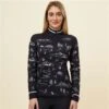 Krimson Klover Drifter 1/4 Zip Base Layer Top - Women's -Ladies Skiing Store fw23 2015 001 studio 0101