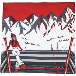 Krimson Klover Illustrated Gaiter - Women's -Ladies Skiing Store fw23 2032 603 apres racingred gaiter