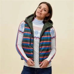 Krimson Klover Vesta Reversible Hooded Vest - Women's -Ladies Skiing Store fw23 2050 312 studio 1616