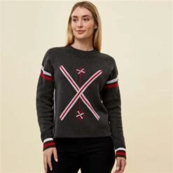 Krimson Klover Traverse Pullover Sweater - Women's -Ladies Skiing Store fw23 2066 005 studio 1746
