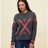 Krimson Klover Traverse Pullover Sweater - Women's -Ladies Skiing Store fw23 2066 010 studio 1914