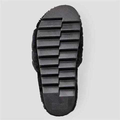 Cougar Pozy Lambswool Sandal - Women's Cougar Pozy Lambswool Sandal - Women's -Ladies Skiing Store fw23 cou pozy blk all ovr 4