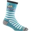 Darn Tough Animal Haus Crew Lightweight Socks - Women's 2 Darn Tough Animal Haus Crew Lightweight Socks - Women's -Ladies Skiing Store fw23 darntough animalhaus crewlightweightsock aqua