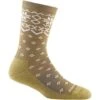 Darn Tough Shetland Crew Lightweight With Cushion Socks - Women's 1 Darn Tough Shetland Crew Lightweight With Cushion Socks - Women's -Ladies Skiing Store fw23 darntough shetlandcrew lightweight socks honey