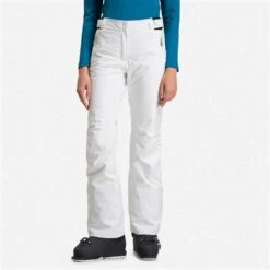 Rossignol Ski Pant - Women's -Ladies Skiing Store fw23 rossignol ski pant womens white front