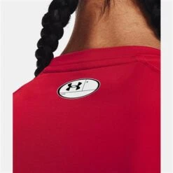 Under Armour ColdGear Authentic Crew - Women's 7 Under Armour ColdGear Authentic Crew - Women's -Ladies Skiing Store fw23 und 1368701 red blk 3