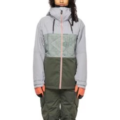 686 Athena Insulated Jacket - Women's -Ladies Skiing Store fw23 686 womensathenainsulatedjacket goblingreencolorblock 2