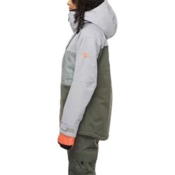 686 Athena Insulated Jacket - Women's -Ladies Skiing Store fw23 686 womensathenainsulatedjacket goblingreencolorblock 3