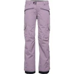 686 Aura Insulated Cargo Pant - Women's 4 686 Aura Insulated Cargo Pant - Women's -Ladies Skiing Store fw23 686 womensaurainsulatedcargopant dustyorchid 1