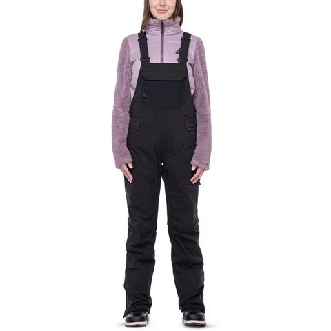 686 Black Magic Insulated Bib - Women's 686 Black Magic Insulated Bib - Women's -Ladies Skiing Store fw23 686 womensblackmagicinsulatedbib blackgeojacquard 1